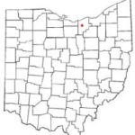 Ohio Map showing Lorain County